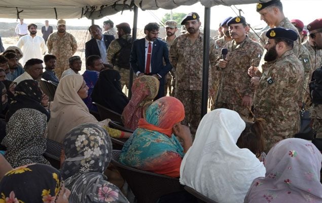 COAS vows for speedy infrastructure rebuilding in flooded areas, ISPR