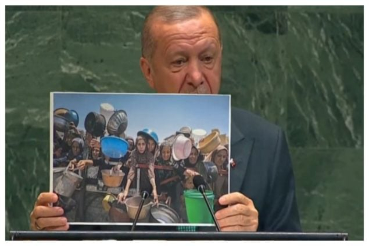 Erdogan Calls Gaza War ‘Darkest Chapter for Humanity’ in UN Address