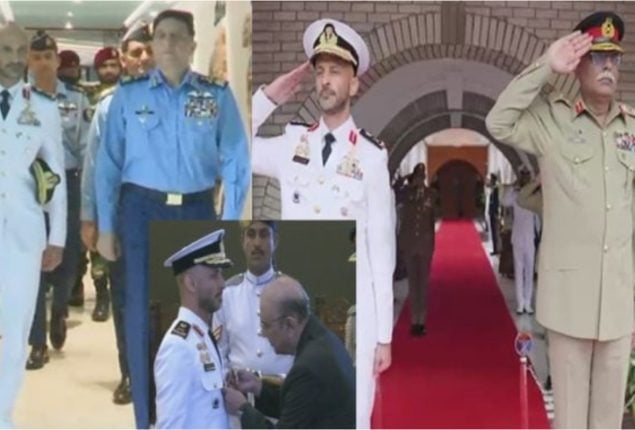 UAE Naval Commander meets Pakistan’s top Military leaders, President Honours Commander with Nishan-e-Imtiaz