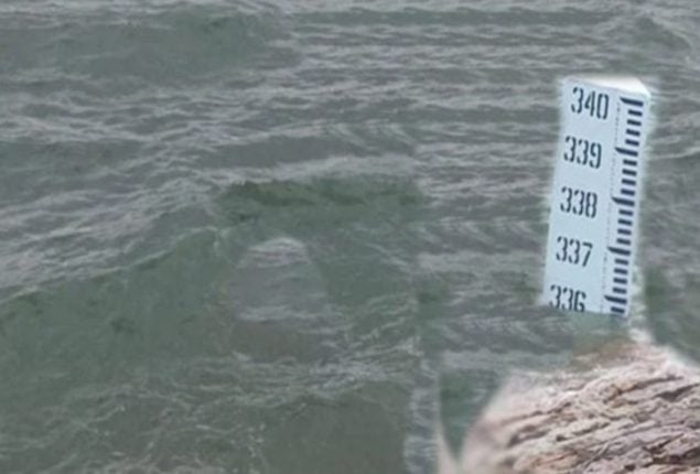 Hub Dam reaches full capacity, Water storage at 646,000 acre-feet