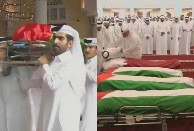 Doha attack victims buried with honors, Emir of Qatar joins funeral