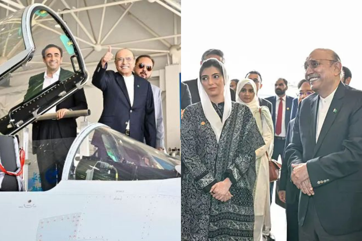 President Zardari visits China’s advanced aircraft manufacturing complex