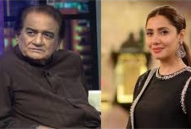 Veteran Actor Aurangzeb Leghari defends Mahira Khan against criticism