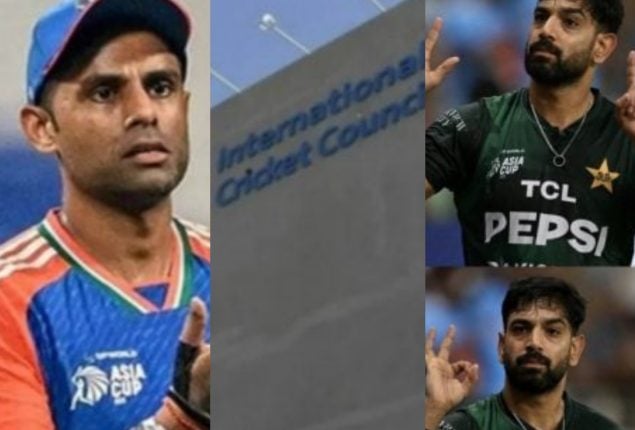 ICC warns Suryakumar Yadav against political statements and summons two Pakistani players