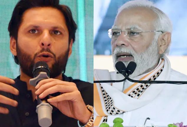 Shahid Afridi slams Modi for linking cricket victory to military operations