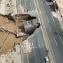 Another Section of motorway washed away near Jalalpur Pirwala