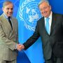 PM raises Kashmir issue, IWT violations in meeting with UN chief