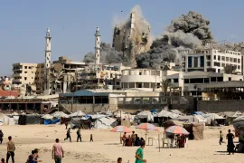 Gaza City residents forced to flee as Israel carries out intense strikes