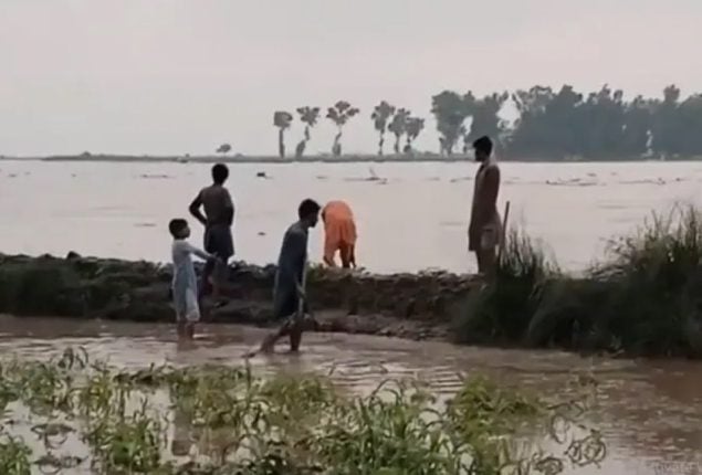 High-level flood in River Chenab; Ravi embankment blown up to save Head Sidhnai