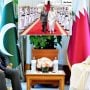 Prime Minister Shehbaz Sharif receives warm welcome in Doha on one-day visit to Qatar