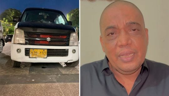 Comedian Wali Sheikh’s car stolen in Malir, appeals for swift action