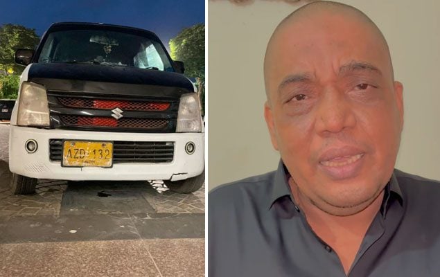 Comedian Wali Sheikh’s car stolen in Malir, appeals for swift action