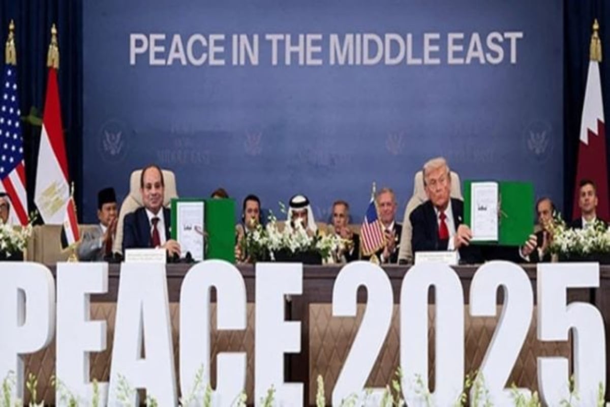 Trump, regional leaders sign landmark Gaza ceasefire agreement