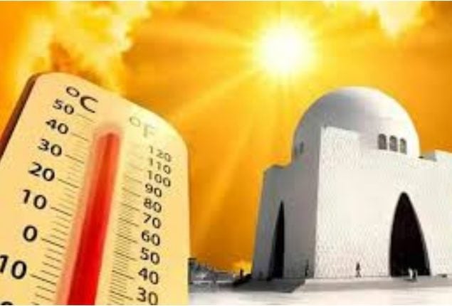 Karachi Swelters as Sea breeze stops, heatwave and humidity rise