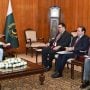 Fahd Haroon and Yousuf Raza Gillani discuss Digital Media initiatives in meeting