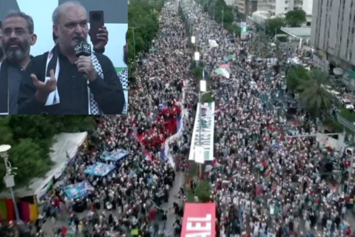 Jamaat-e-Islami holds massive Gaza solidarity March in Karachi