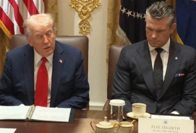 Trump says strike on Iran was needed to achieve Gaza peace deal