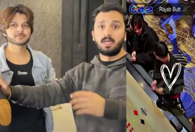 Rajab Butt gambling video at Casino goes viral, faces backlash