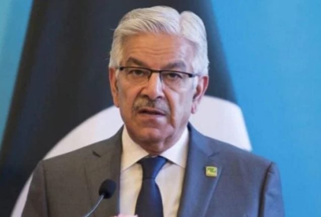 Khawaja Asif mocks Afghan Government with Modi’s picture after border clash
