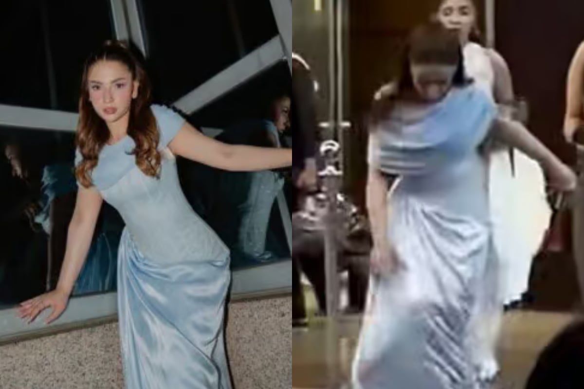 Dananeer Mobeen turns embarrassing fall into viral red carpet moment