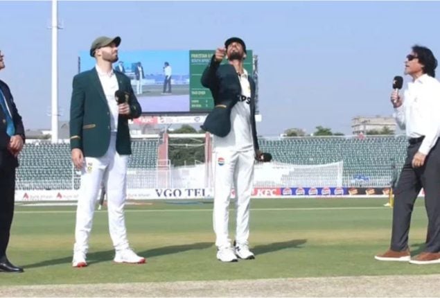Pakistan win toss, elect to bat in Rawalpindi Test
