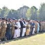 Funeral held for 12 martyred soldiers in wake of Afghan aggression