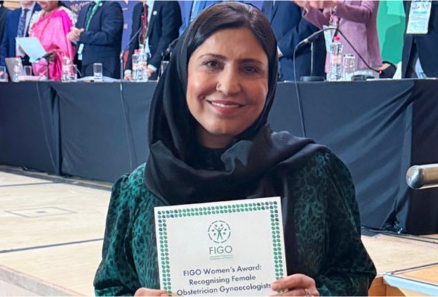 Dr Ayesha becomes Pakistan’s first representative in FIGO