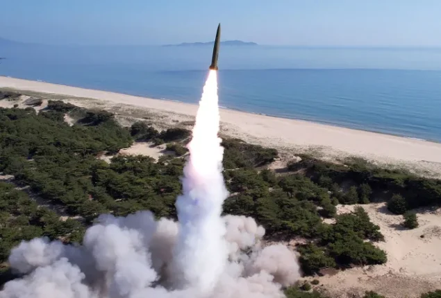North Korea fires ballistic missiles ahead of APEC Summit in show of force