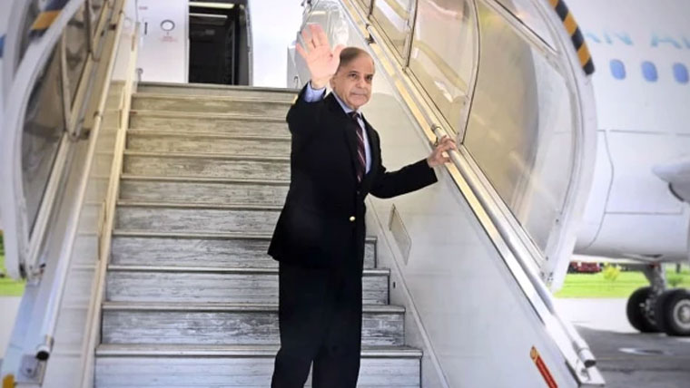 PM Shehbaz departs for Egypt to attend 20-Nation Gaza peace summit