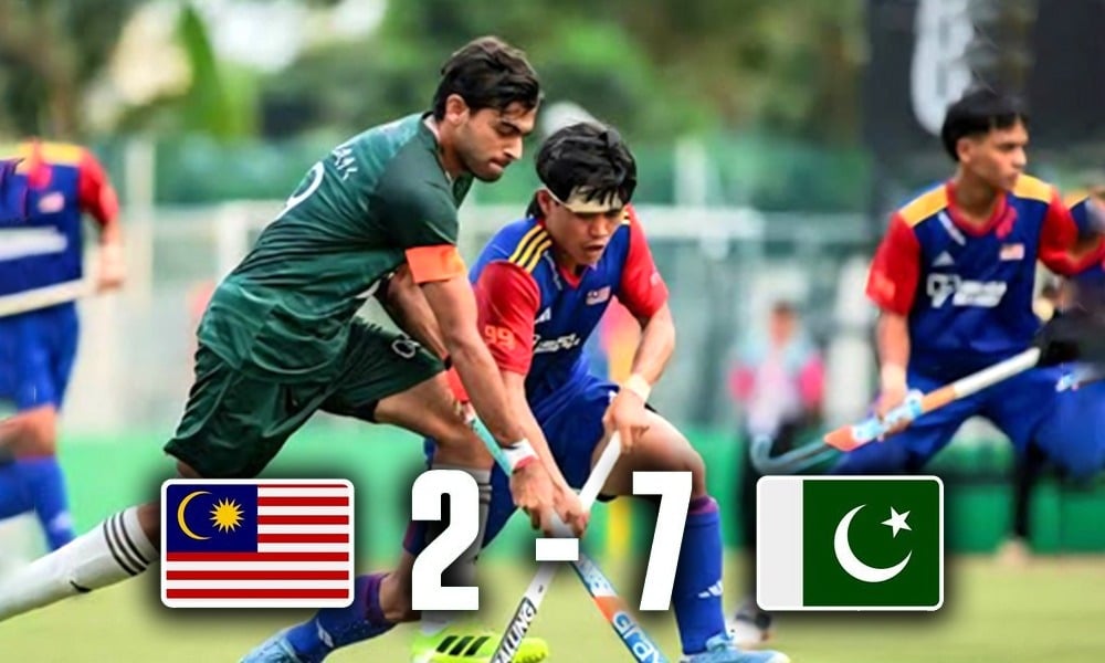 Pakistan Juniors crush Malaysia 7-2 in Sultan of Johor Cup opener