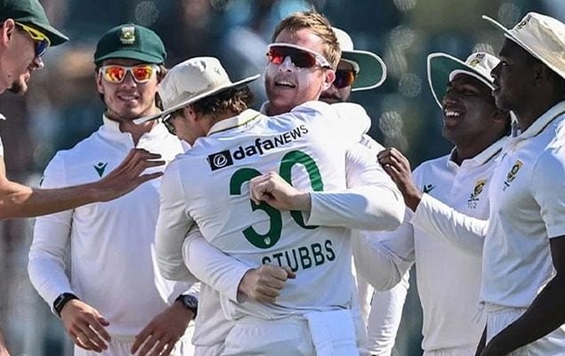 South Africa Defeats Pakistan in Rawalpindi Test, ties series 1-1