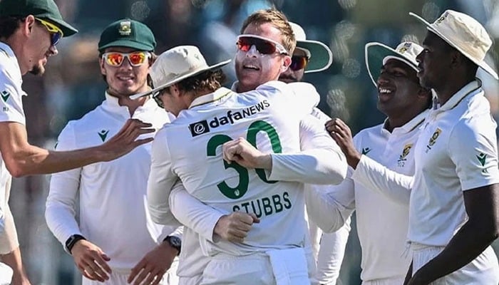 South Africa Defeats Pakistan in Rawalpindi test, ties series 1-1