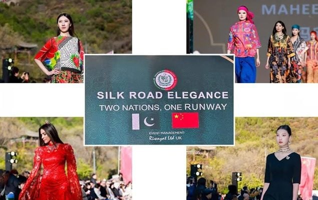 Great wall becomes stage for first joint fashion show between Pakistan and China