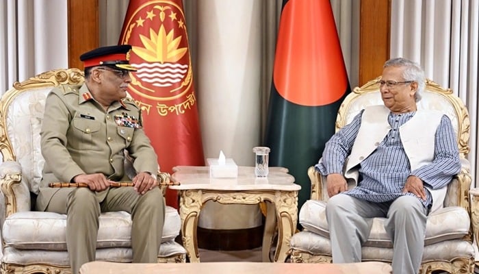 Chairman Joint Chiefs of Staff Committee General Sahir Shamshad Mirza visits Bangladesh,ISPR