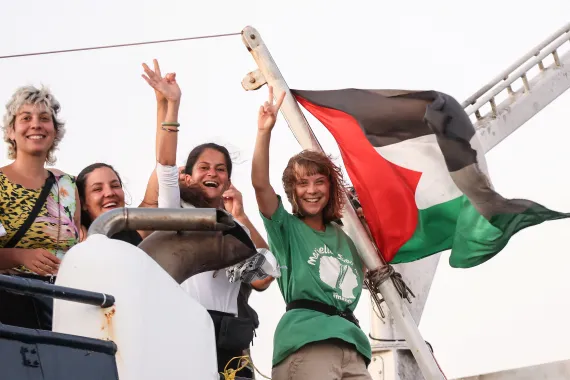 Gaza aid Flotilla to hold press conference after Israeli naval interception attempt