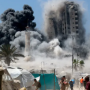 Israel bombs Gaza homes, military intercepts final aid flotilla
