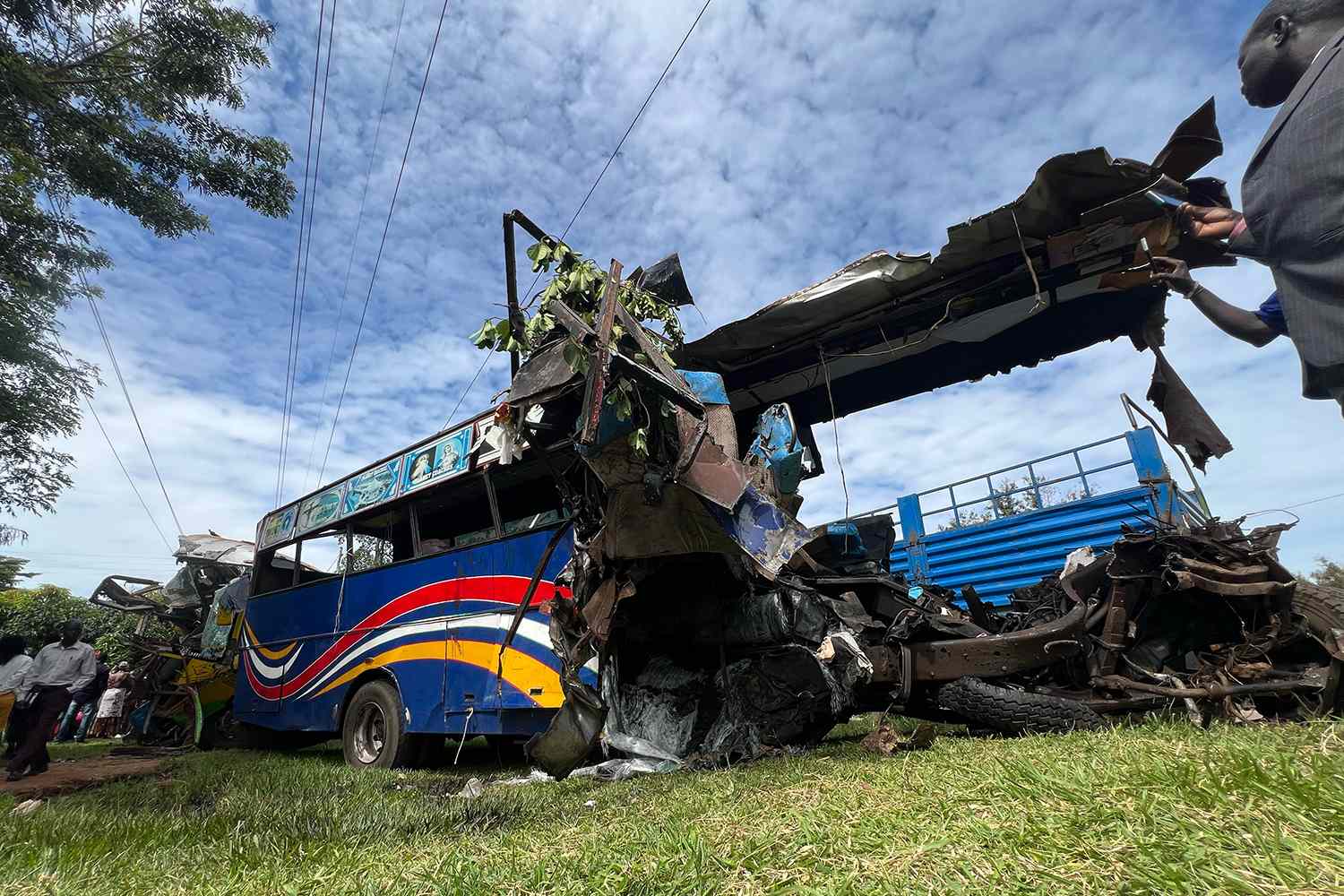 63 killed in deadly bus crash in Uganda.