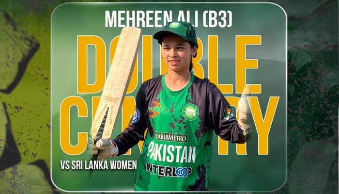 Mehreen Ali scores Pakistan's first double century in Women's Blind Cricket
