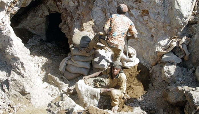 Tragic mine collapse