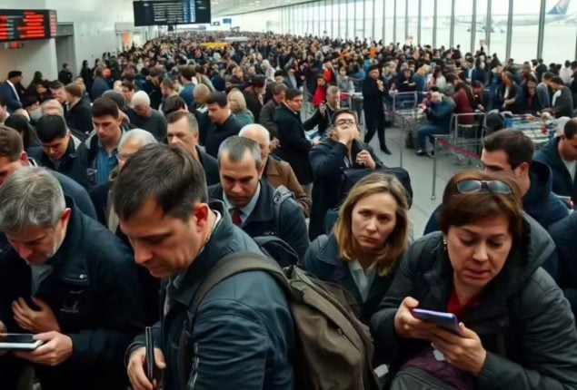 Trump’s shutdown policy make chaos at US international airports as hundreds of flights canceled