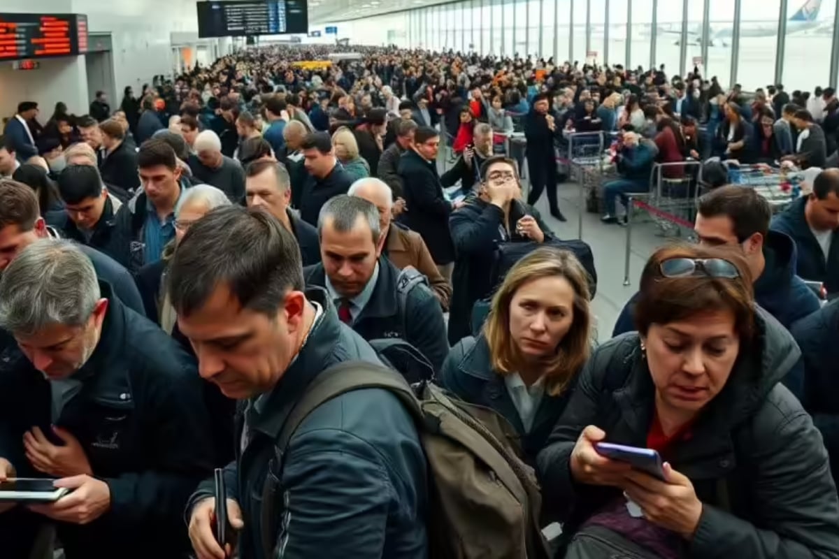 Trump’s shutdown policy make chaos at US international airports as hundreds of flights canceled