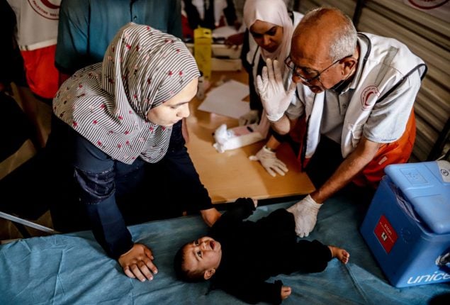 Genocide continues in Gaza as Israel blocks vaccine syringes for children, says UNICEF