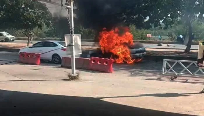 vehicle explosion