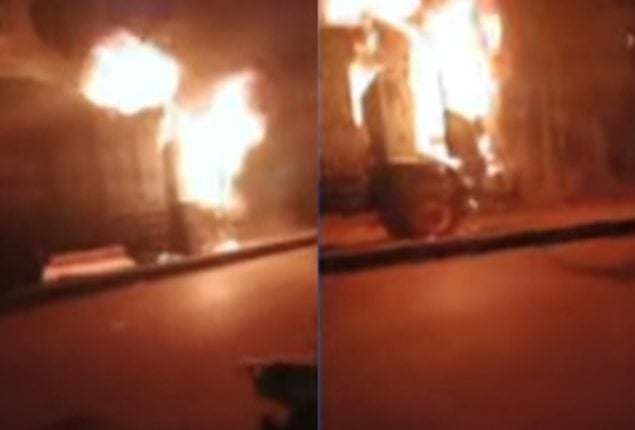 Another motorcyclist crushed to death by dumber in Karachi