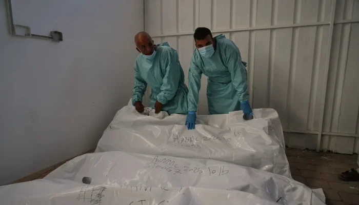 Israel returns 30 bodies of slain Palestinians as new strikes hit Gaza