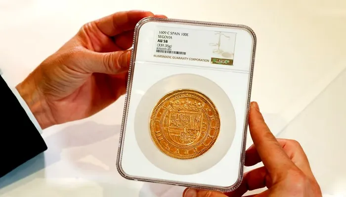 1609 Spanish gold coin breaks European record