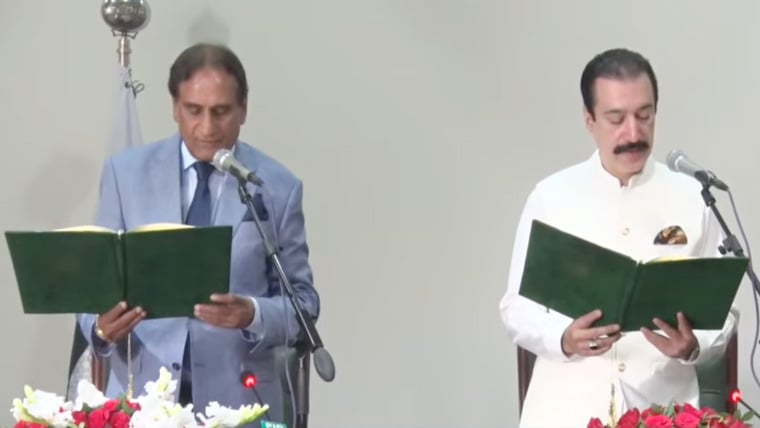 Faisal Mumtaz Rathore sworn in as 16th Prime Minister of Azad Jammu and Kashmir