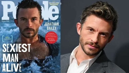 Jonathan Bailey crowned world's sexiest man of 2025