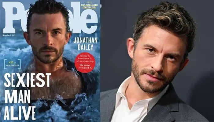 Jonathan Bailey crowned world's sexiest man of 2025