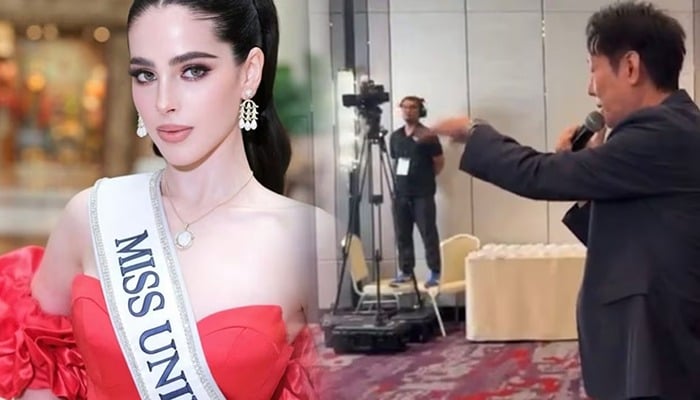 Miss Universe contestants stand in solidarity after Miss Mexico is publicly insulted